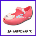 yellow bear kids plastic sandals plastic transparent sandals jelly shoe